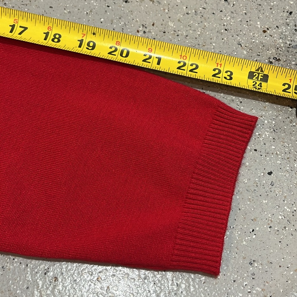 CALVIN KLEIN RIBBED TURTLENECK SWEATER HOLIDAY RED PLUS SIZE 2X - Picture 10 of 13